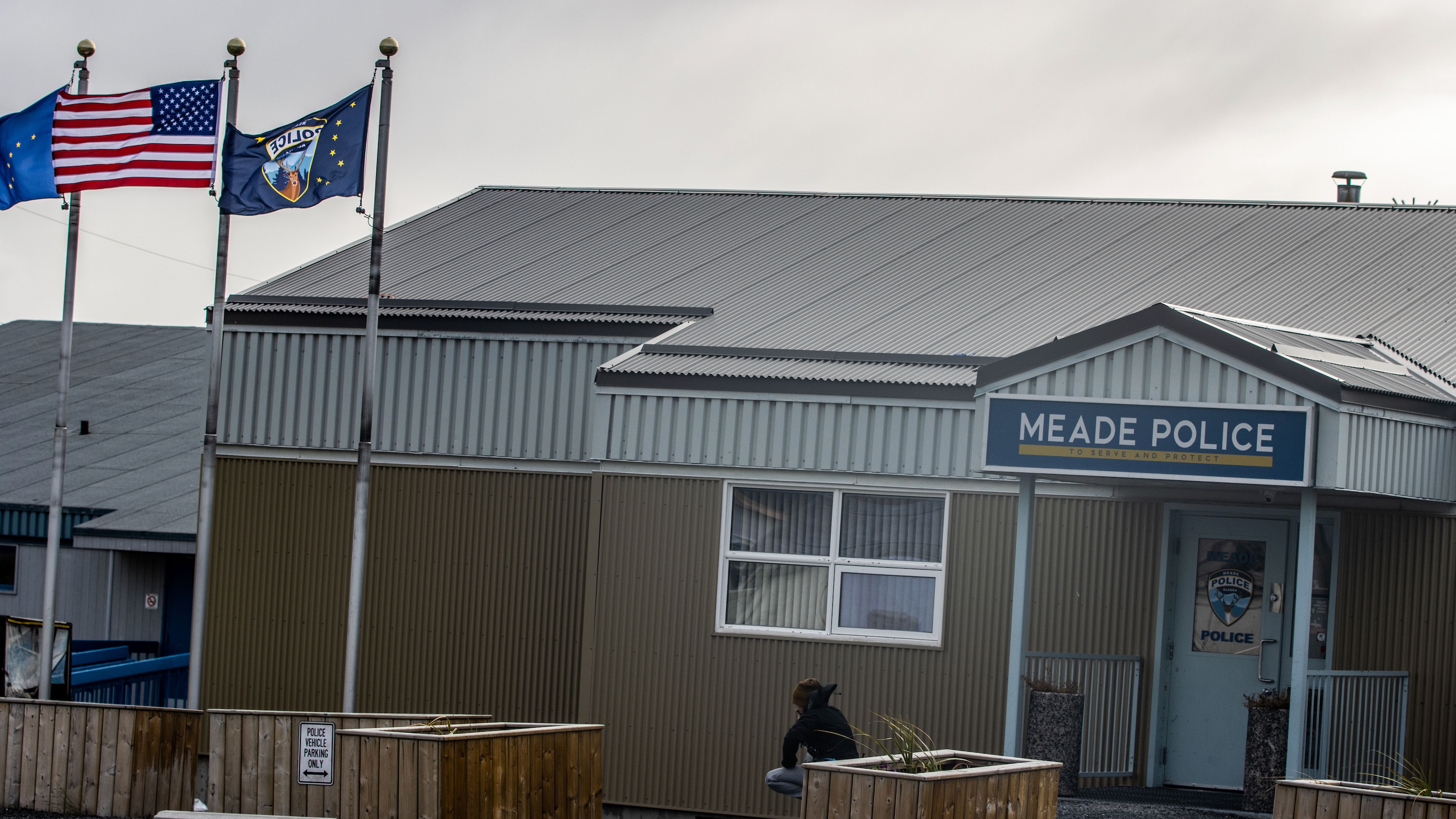 A Dettah building remade as a police station for Alaska Daily
