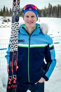 Nicolas Bennett at the 2018 Arctic Winter Games