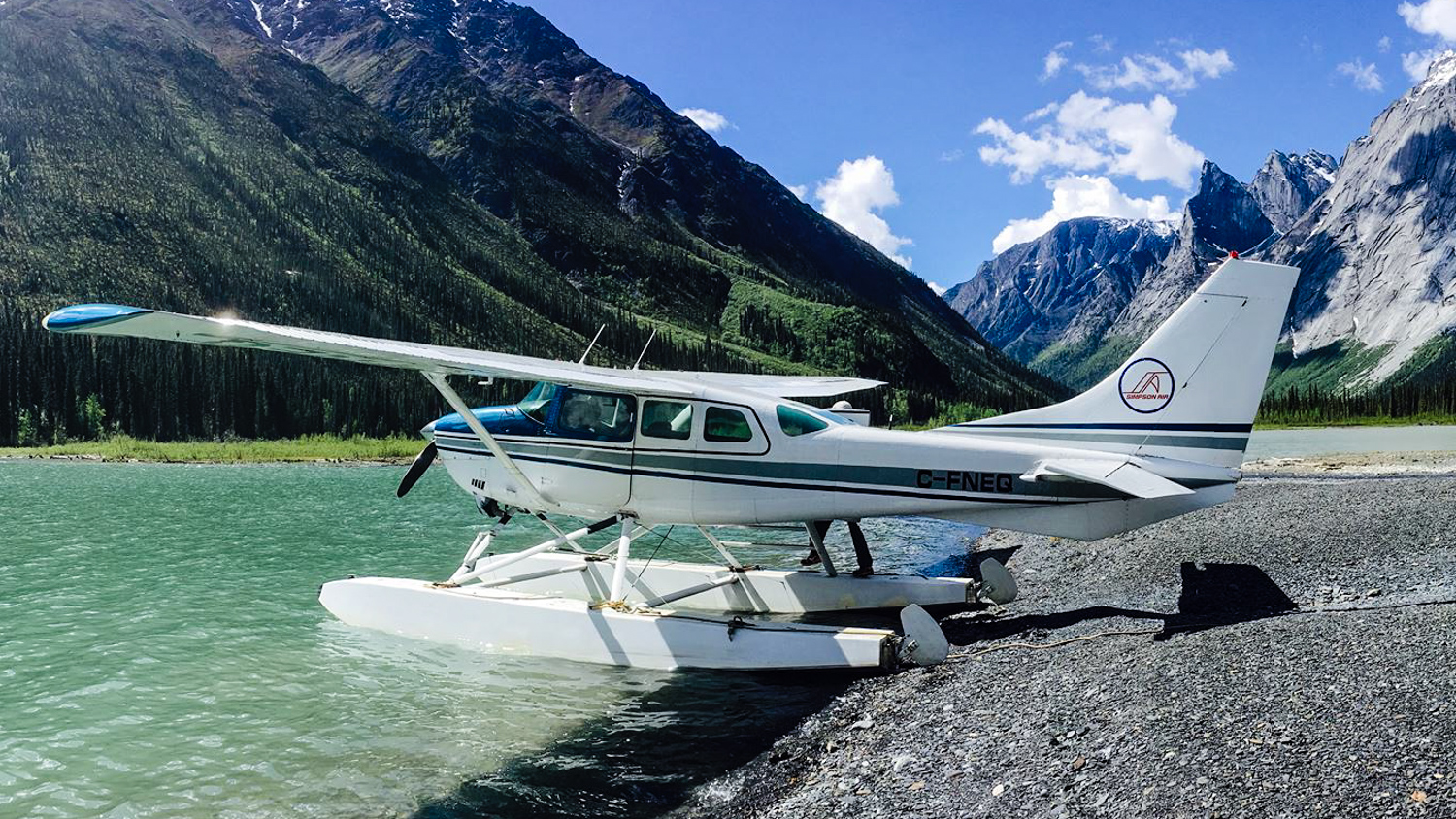 A Simpson Air-registered Cessna 206 is seen during a previous tour in a photo posted by the company to its Facebook page