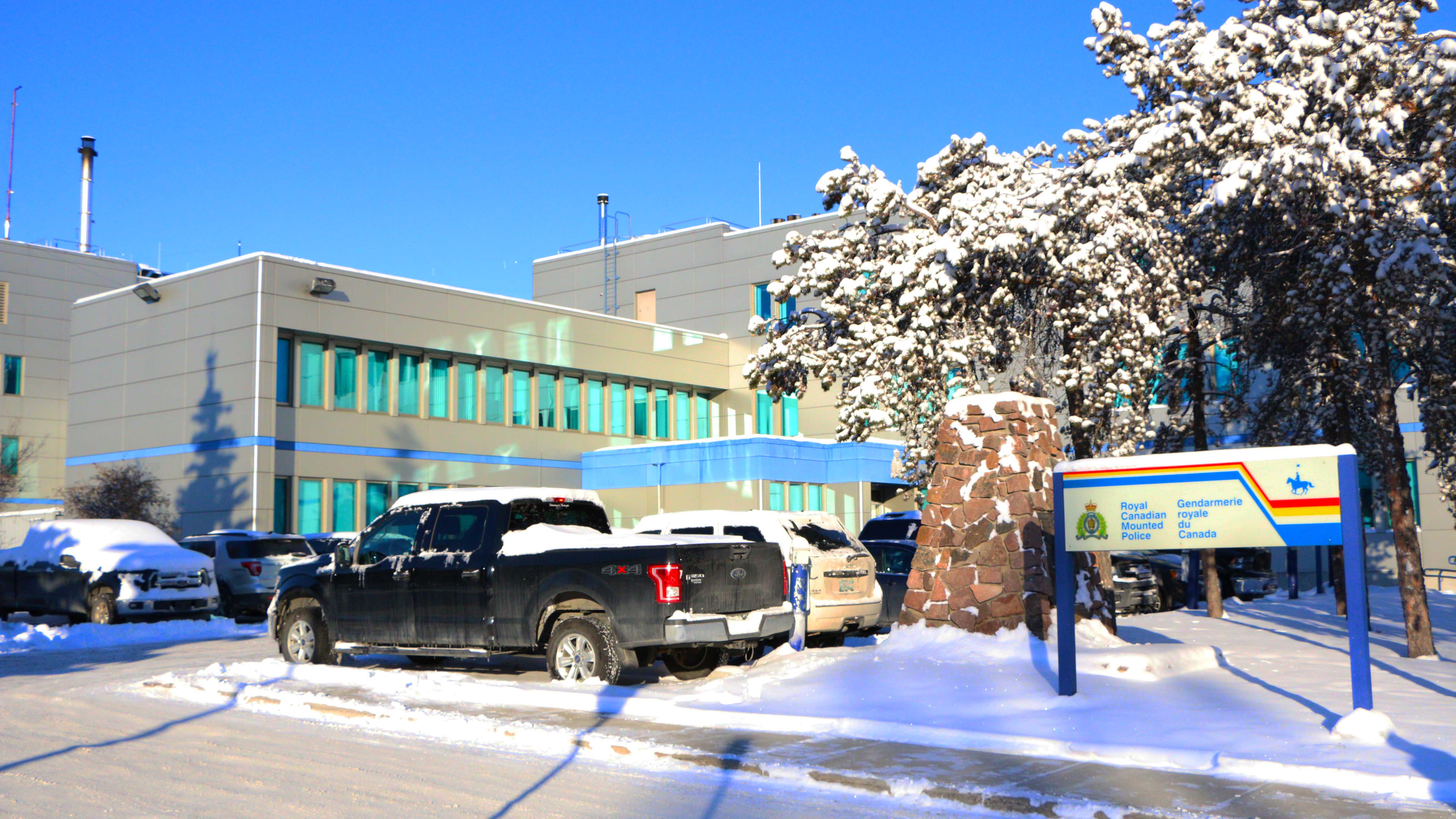 A file photo of Yellowknife's RCMP detachment