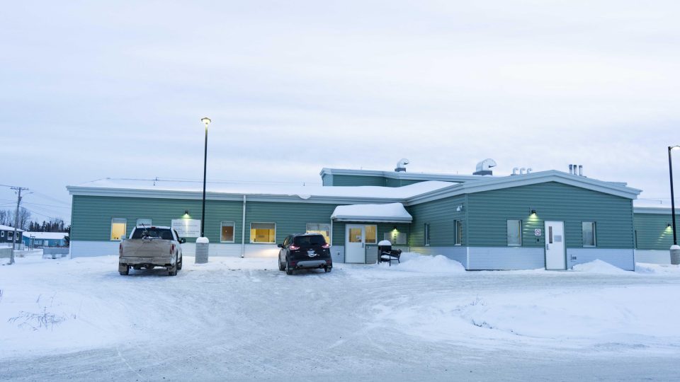 A file photo of the health centre in Fort Resolution in December 2018. Sarah Pruys/Cabin Radio