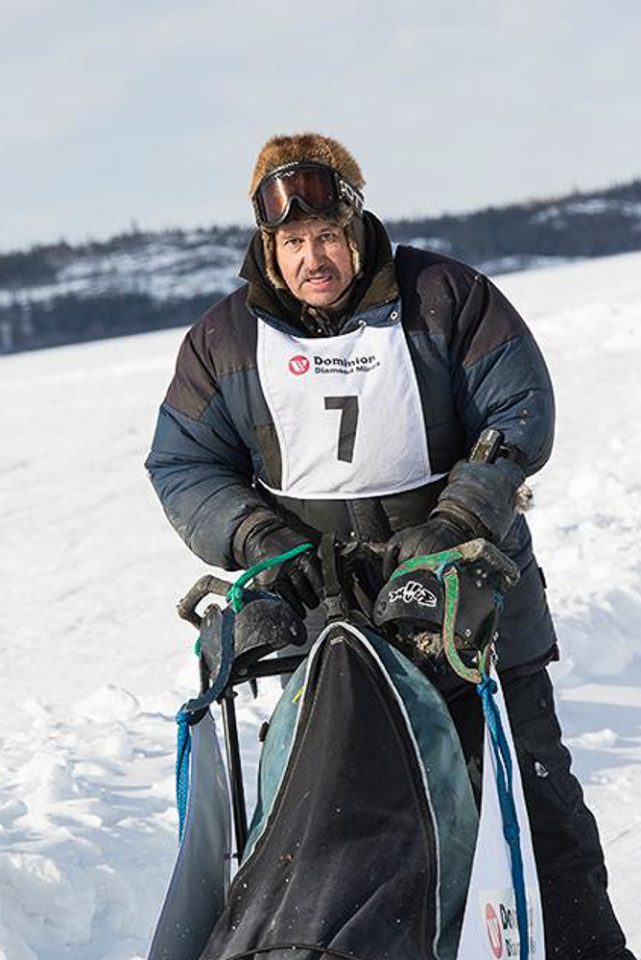 Richard Beck at the 2019 Canadian Championship Dog Derby in Yellowknife