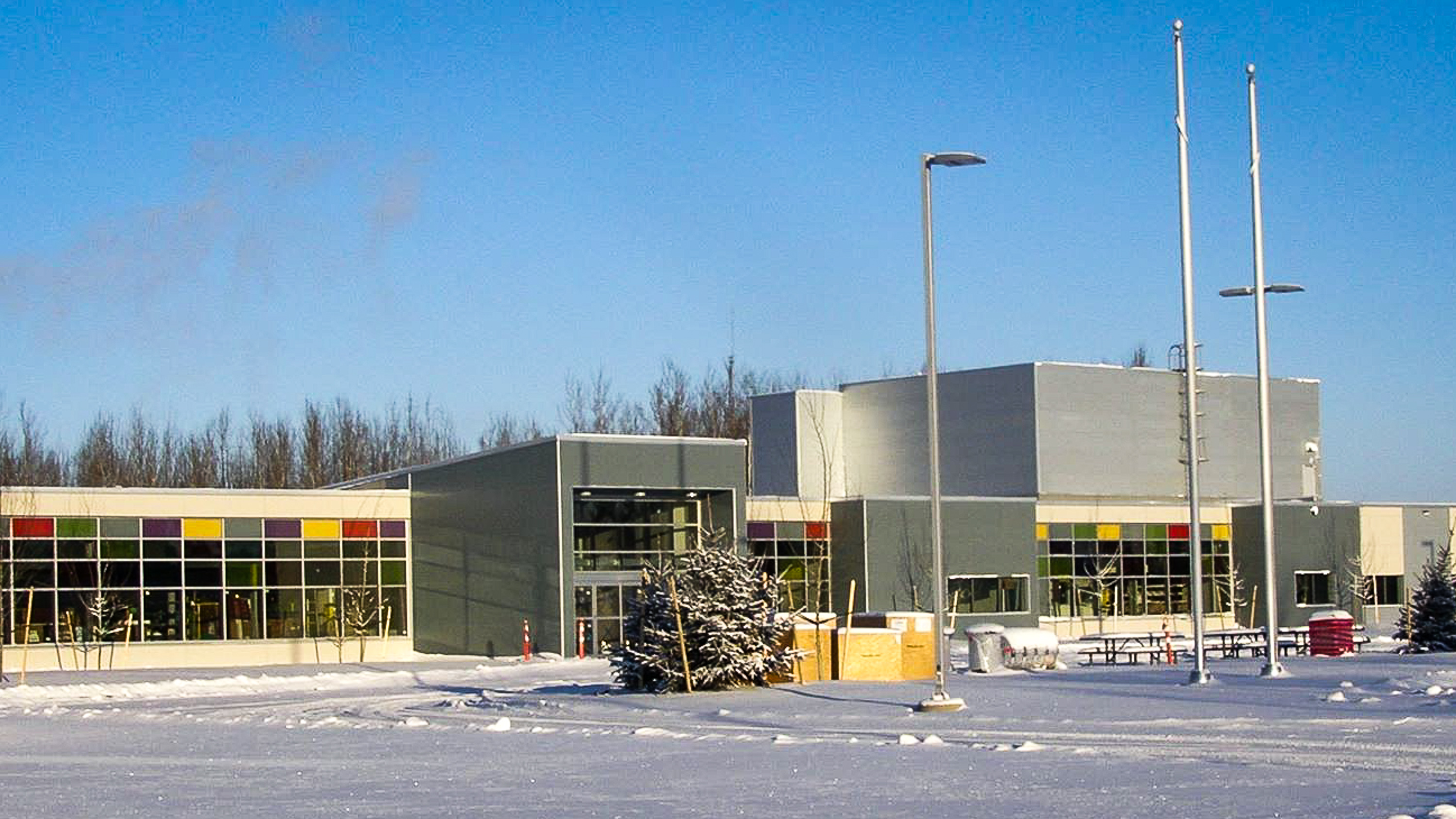 A photo of Hay River's health centre uploaded to the Facebook page of the town's health authority