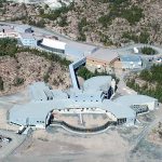 An aerial view of Yellowknife's North Slave Correctional Complex