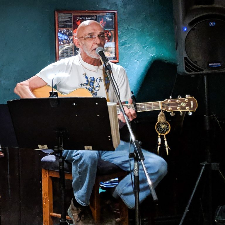 Jim Taylor plays at the Black Knight Pub in Yellowknife