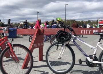 Bikes at the 2019 Yellowknife Bike Rodeo