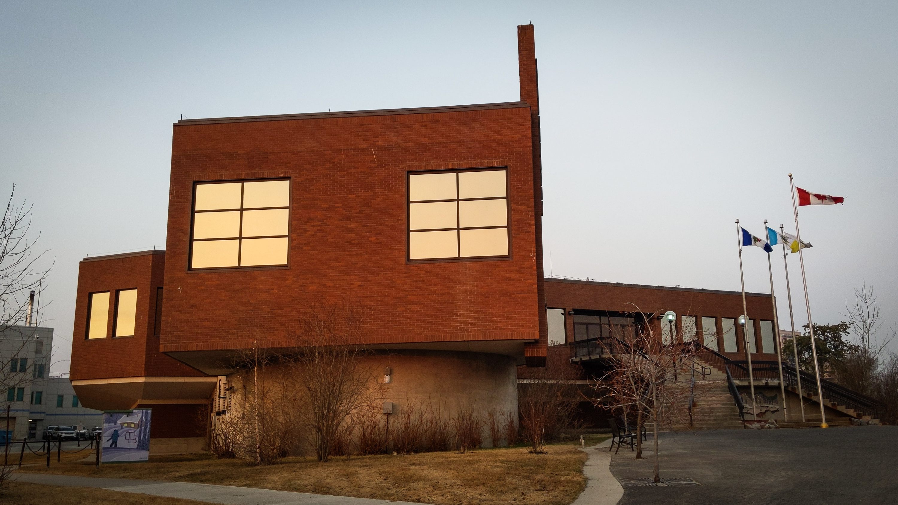 Yellowknife's City Hall is pictured in May 2019