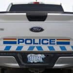 A file photo of an RCMP truck in Hay River