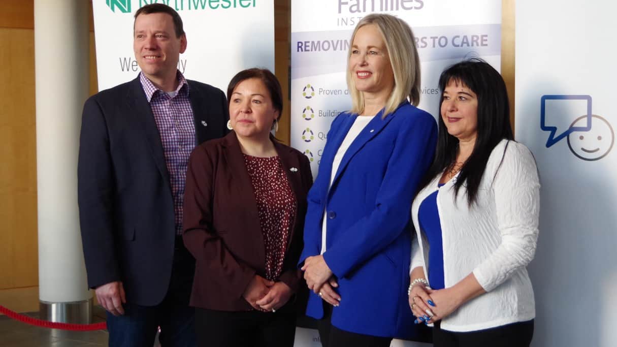 Funders and NWT government members gathered to announce $500,000 in mental health supports funding on January 15, 2020