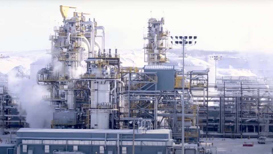 A still of the Kearl Lake facility from a video shared by Imperial Oil