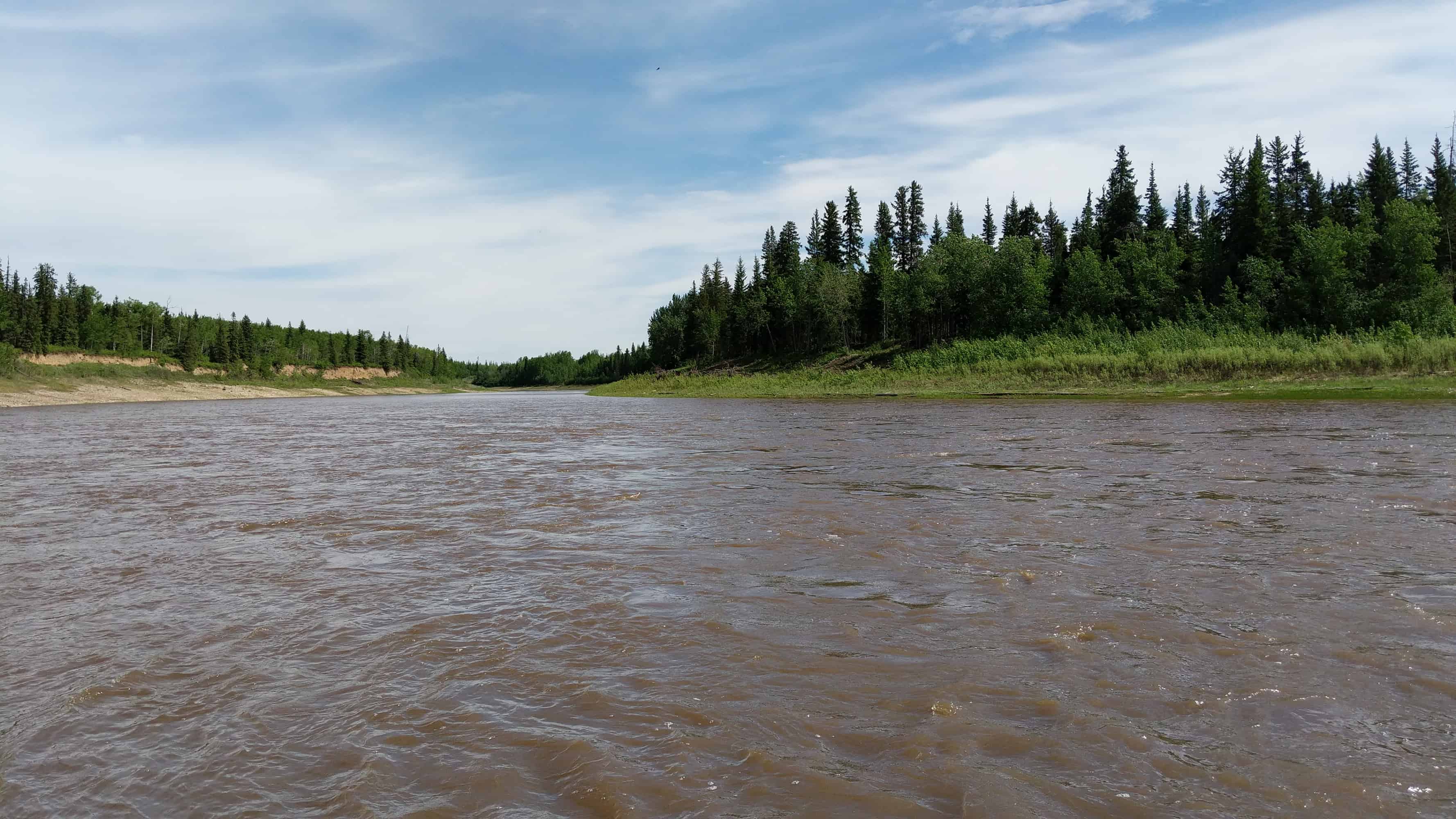 A file photo of the Hay River