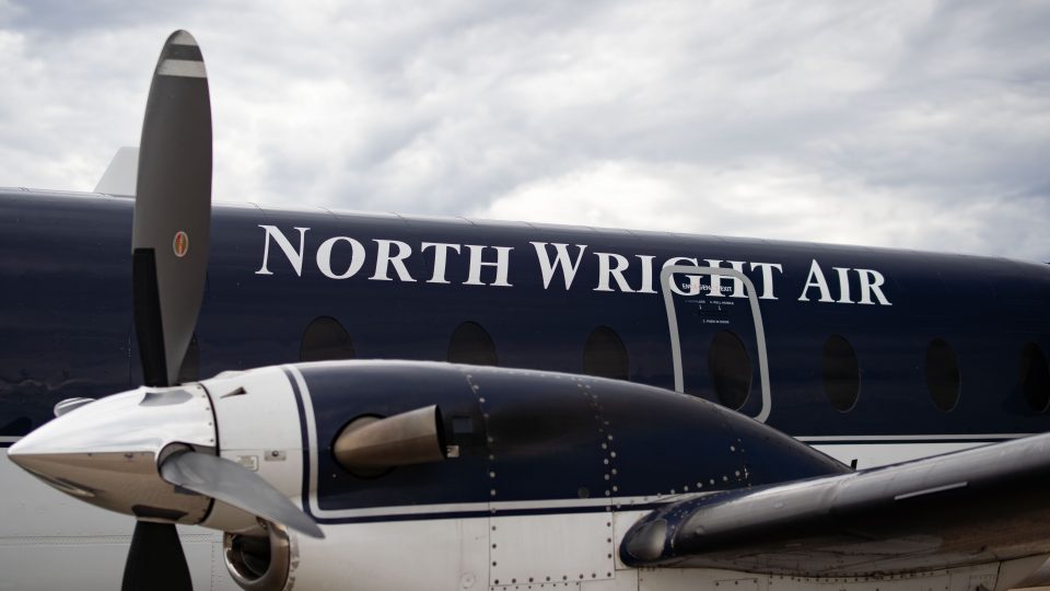 A North-Wright Airways Beechcraft 1900. Sarah Pruys/Cabin Radio