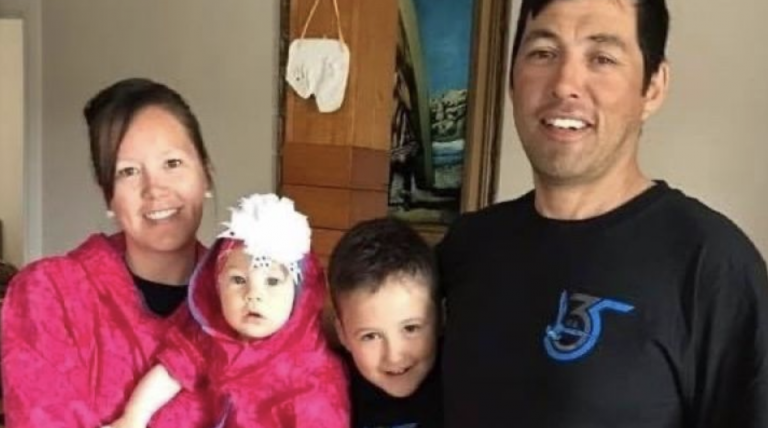 A photo of the Stefure family shared to a GoFundMe page