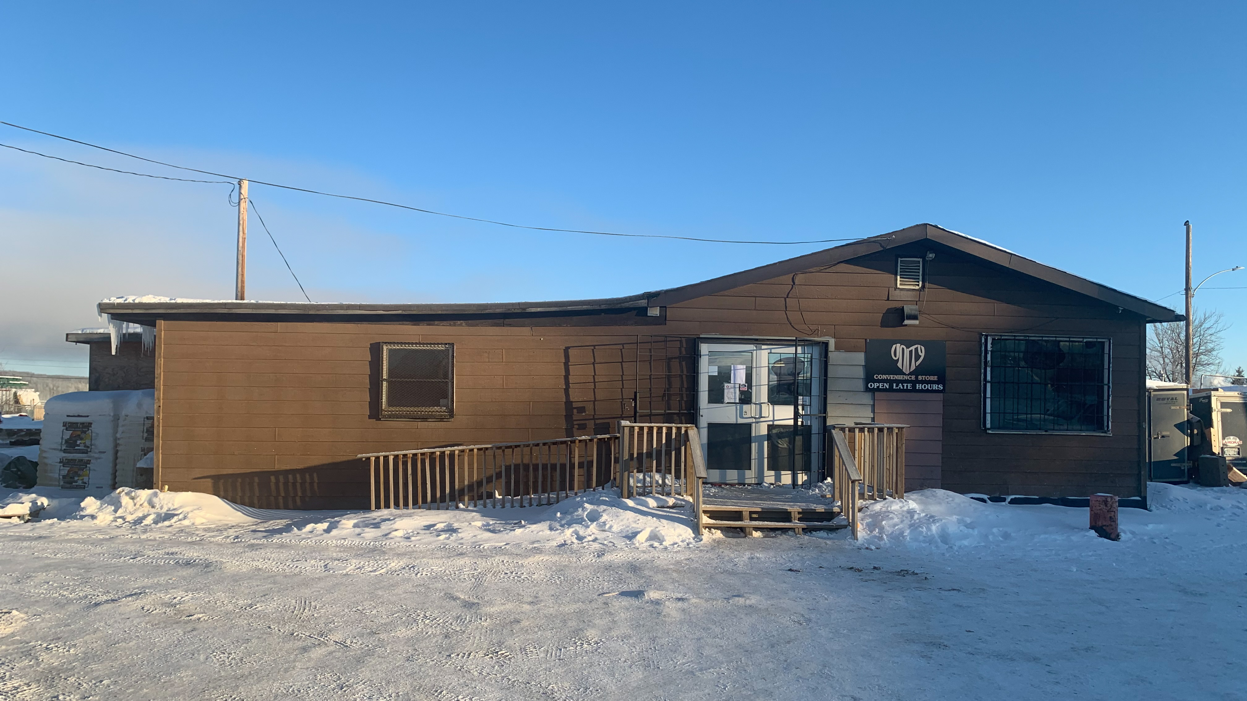 The old Unity Centre, proposed as the location of a warming centre in Fort Simpson
