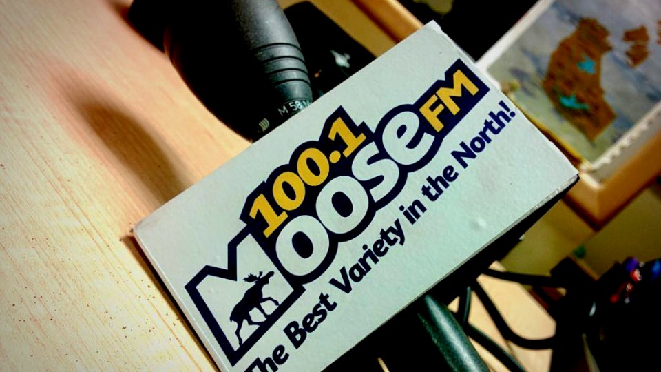 A Moose FM microphone