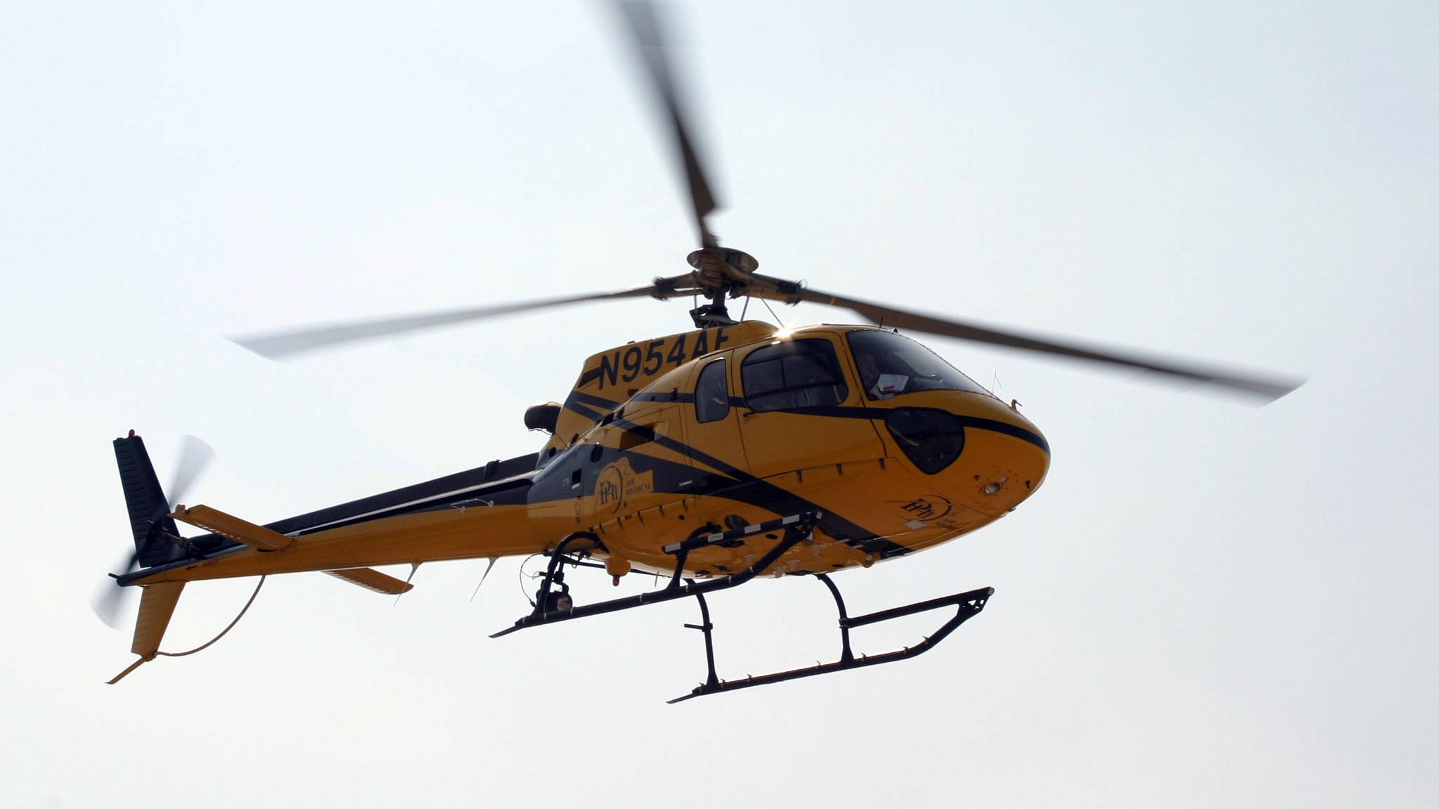 A file photo of an AS350 helicopter similar to that involved in Sunday's incident