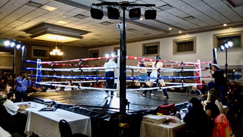 A Wako Canada-sanctioned kickboxing event in Yellowknife in February 2020