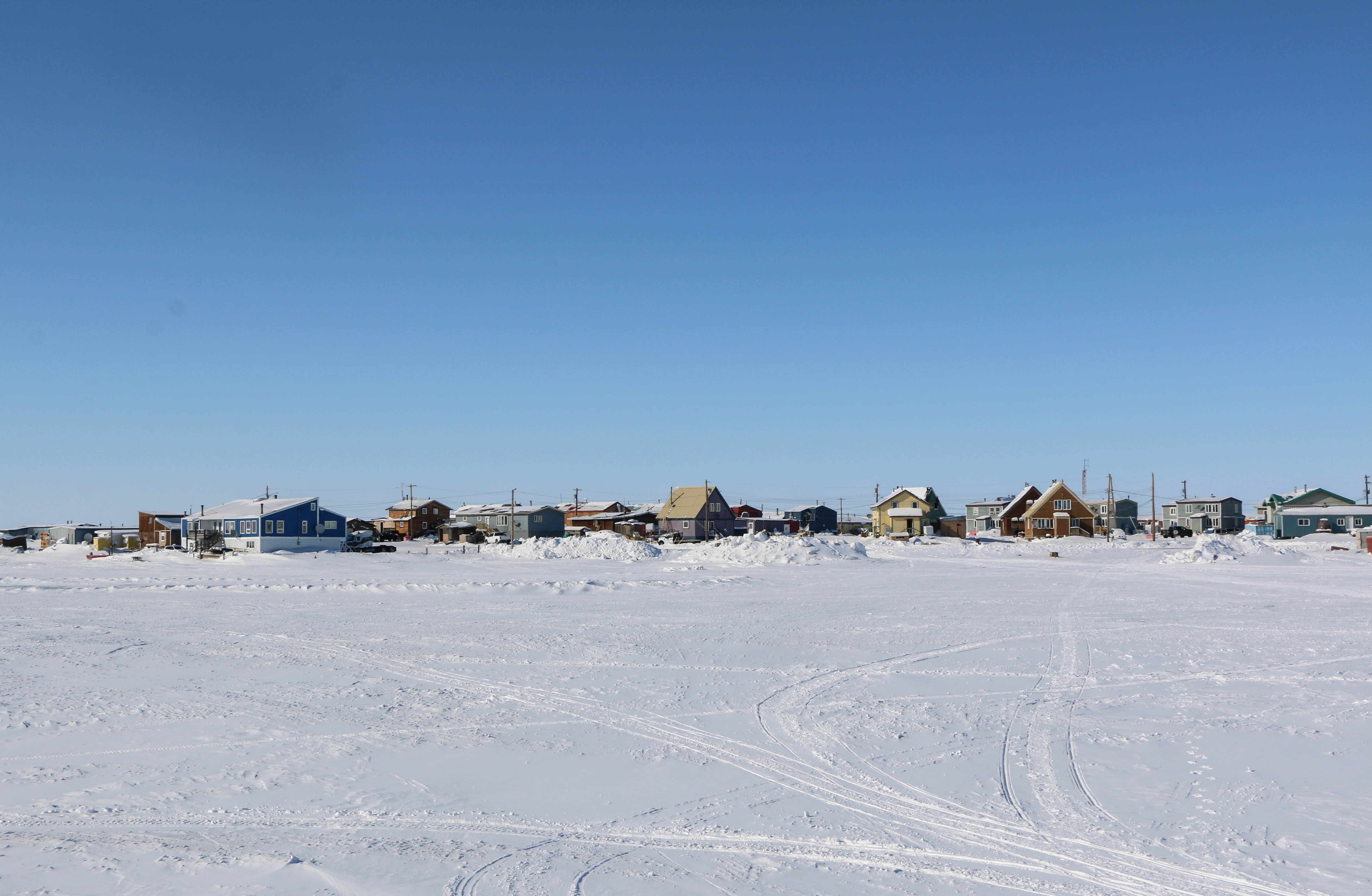 Tuktoyaktuk in April 2021