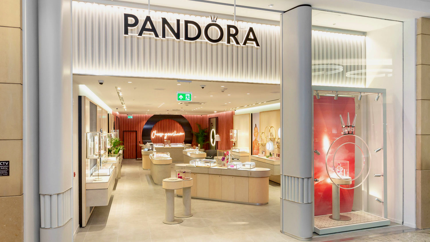 An image of a Pandora concept store issued by the company