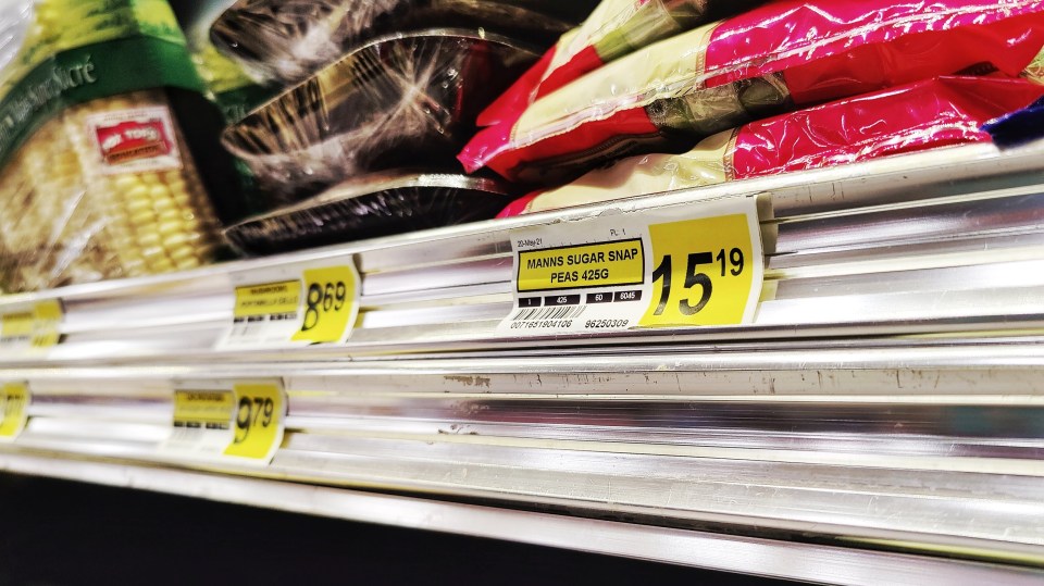 Prices at a grocery store in Tuktoyaktuk in June 2021