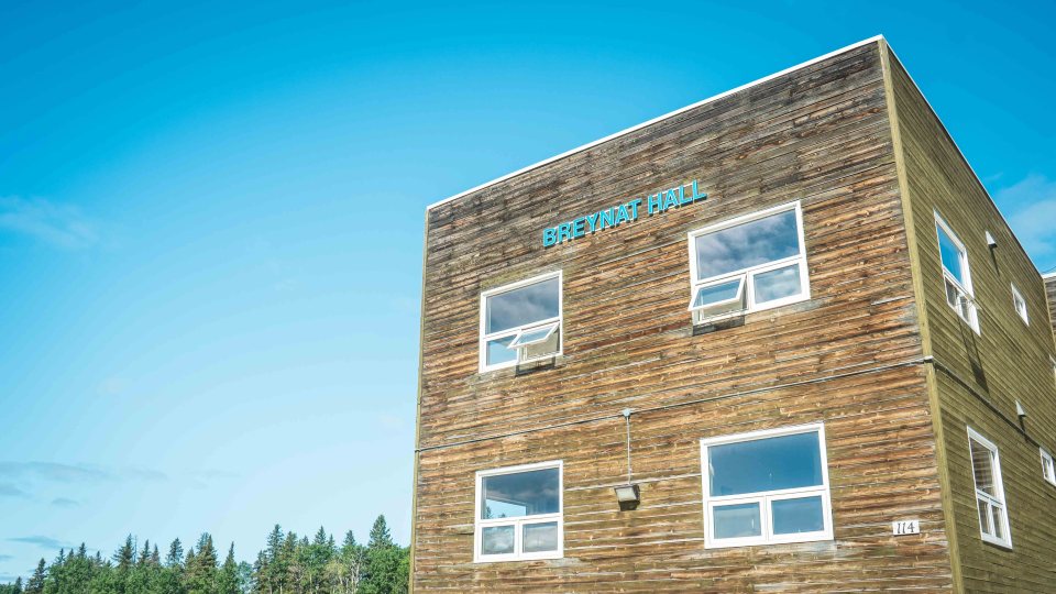 Aurora College's Breynat Hall in Fort Smith. Sarah Pruys/Cabin Radio