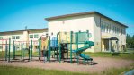 A file photo of Joseph B Tyrrell Elementary School in Fort Smith in June 2021. Sarah Pruys/Cabin Radio