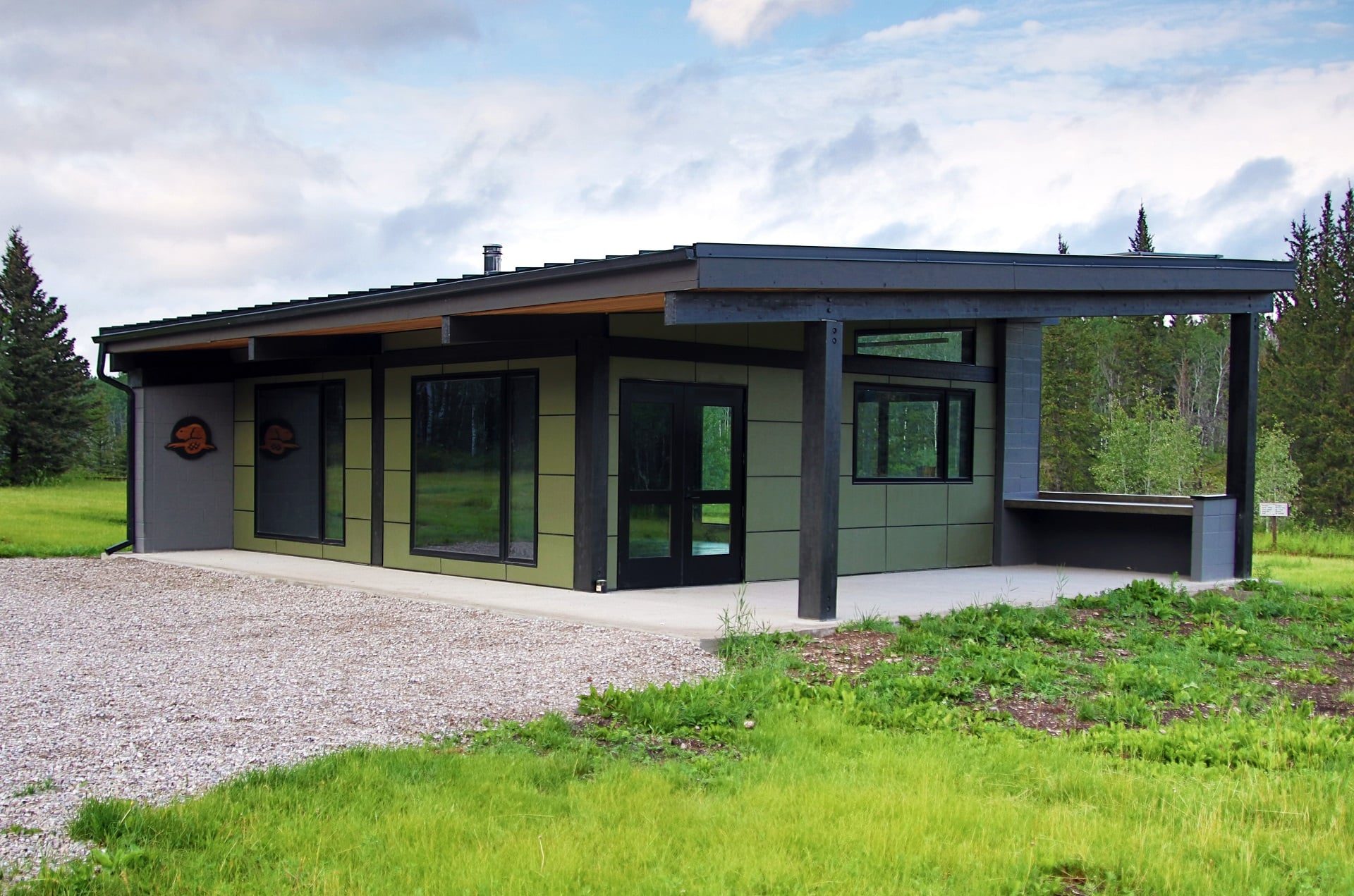 The new Salt River day-use building in Wood Buffalo National Park. Photo: Parks Canada NWT