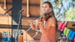 Grace Clark performing at Folk on the Rocks 2021. Sarah Pruys/ Cabin Radio.