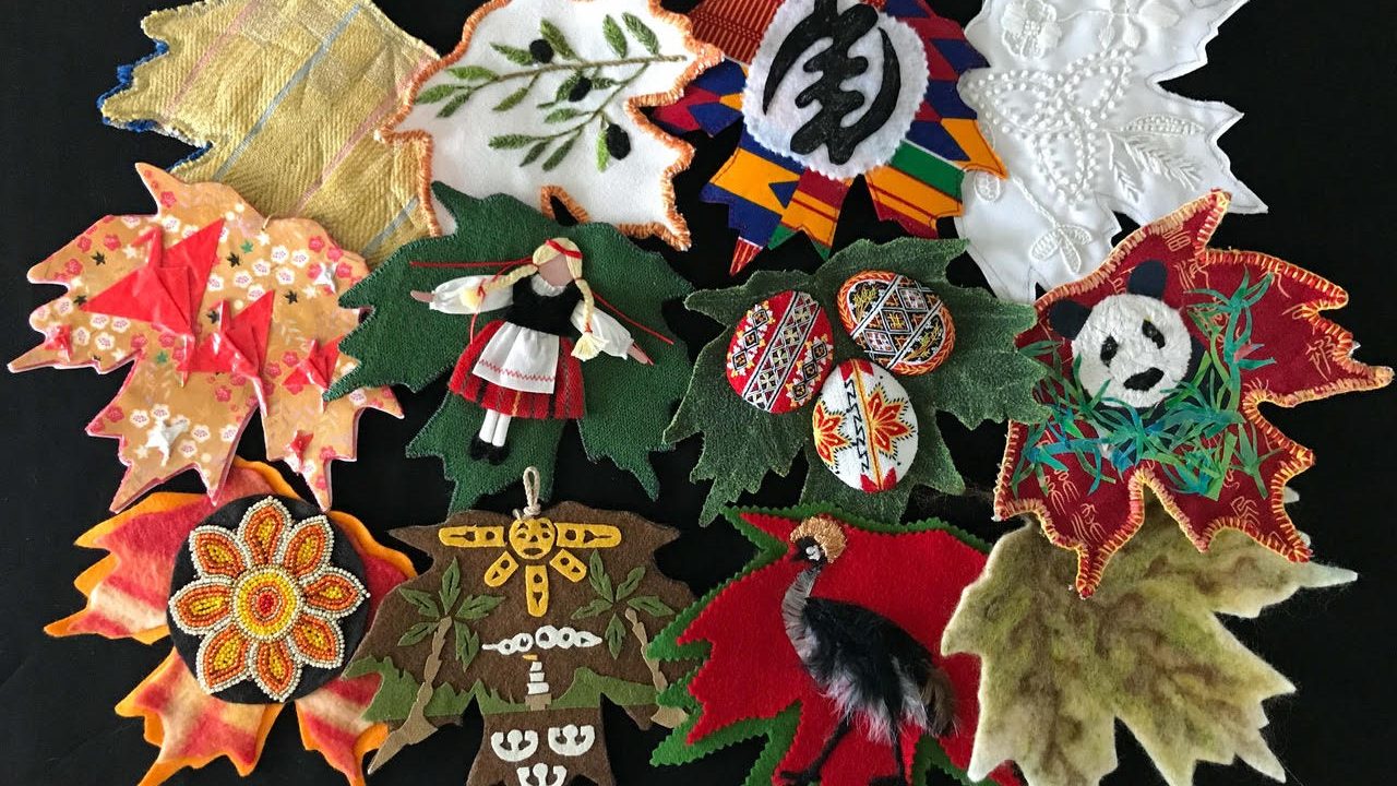 Some of the cultural leaves to be included in the Maple Leaf Project