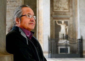 Dene National Chief Gerald Antoine at the Vatican