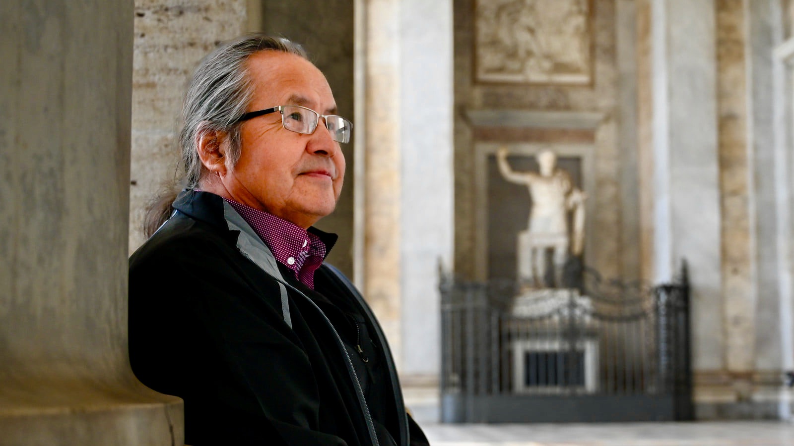 Dene National Chief Gerald Antoine at the Vatican