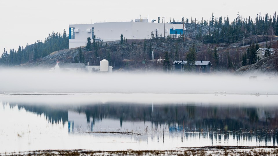 Yellowknife's water treatment plant is seen in June 2021