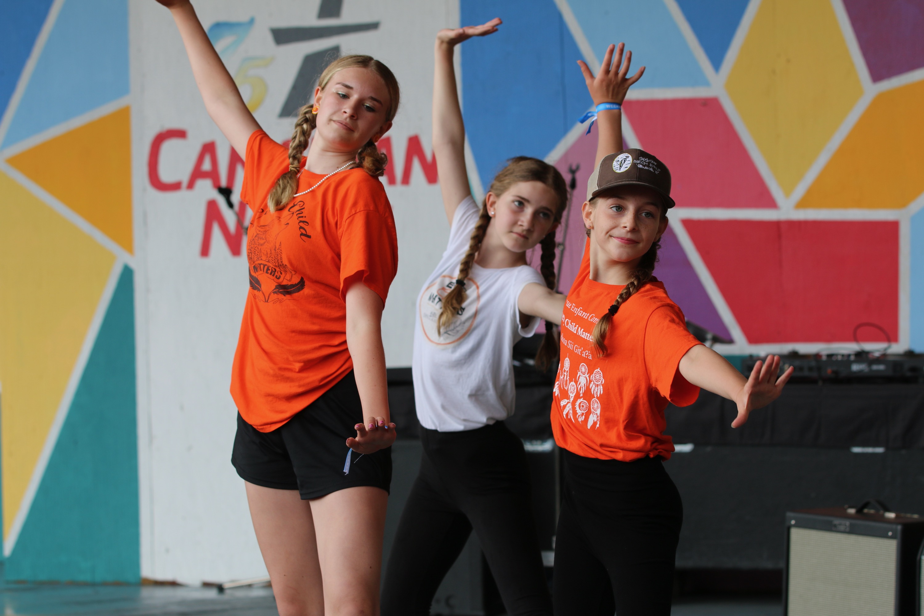 Bella Beats performers on the main stage