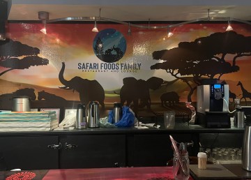 Inside Safari Foods Family Restaurant and Lounge in downtown Yellowknife on July 4, 2022. Megan Miskiman/Cabin Radio