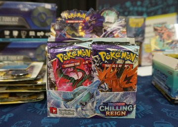 Pokémon cards for sale at Ptarmicon 2022