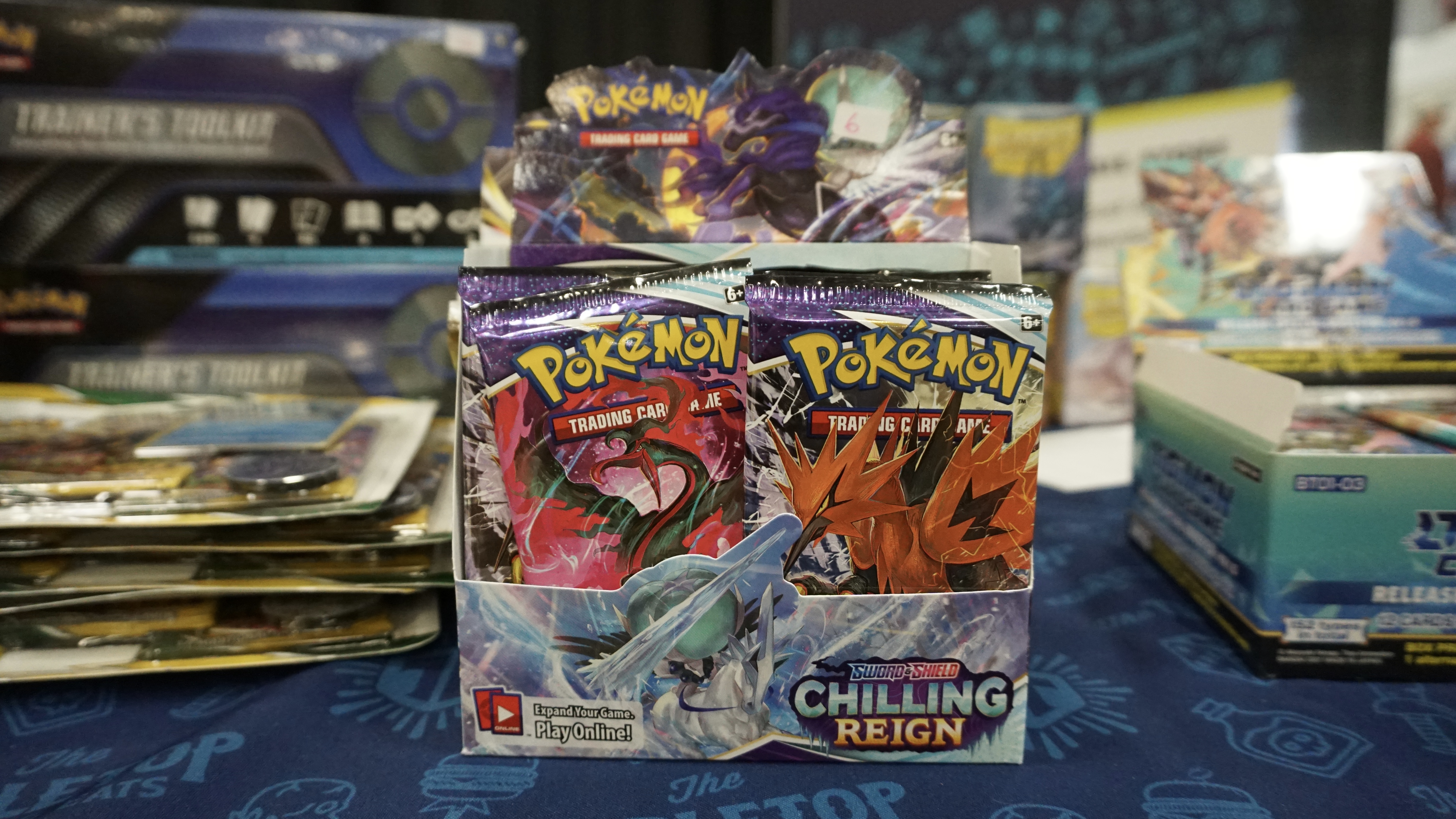 Pokémon cards for sale at Ptarmicon 2022