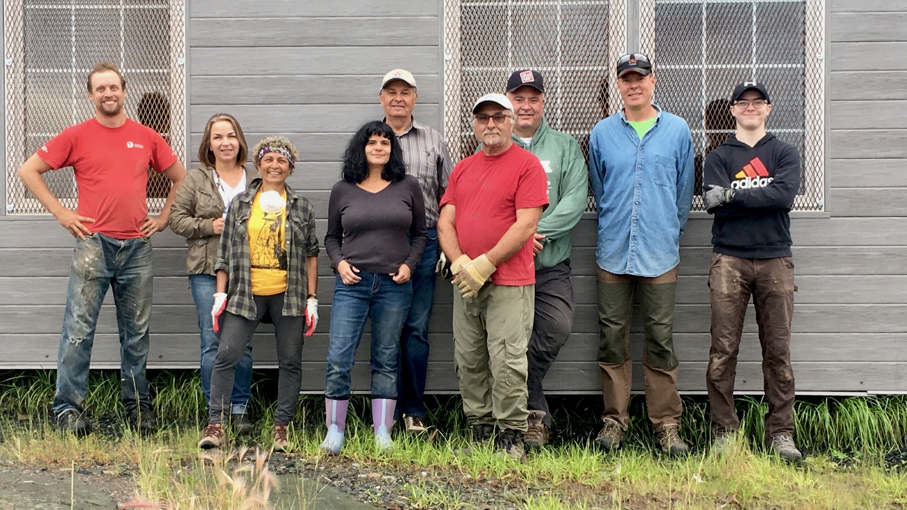 Yellowknife Historical Society volunteers are seen in a photo issued by the society
