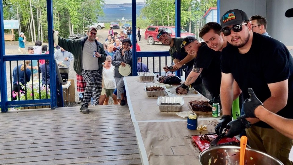 The grand opening of Brisket Fest in Norman Wells