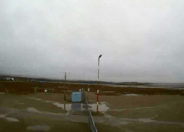 A Nav Canada webcam view of Paulatuk's airport on September 6, 2022