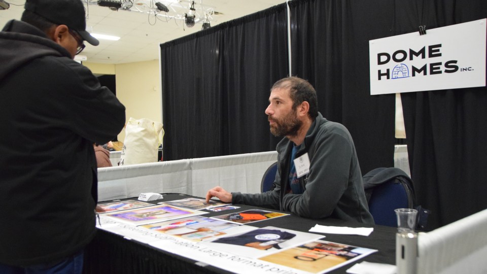 Juan Bidegain showcases his businesses, which are run from the Innovate Centre