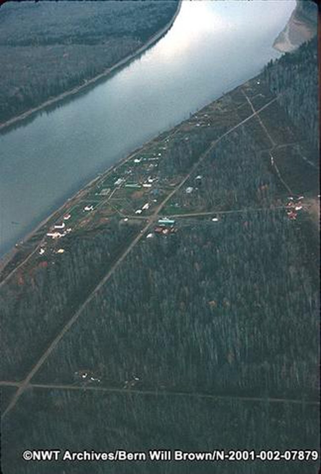 Fort Liard in October 1973