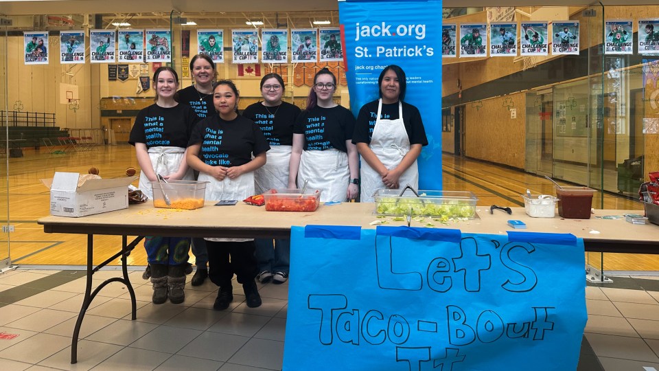 Students in St Pats' Jack chapter host Taco 'Bout It Day on January 25, 2023