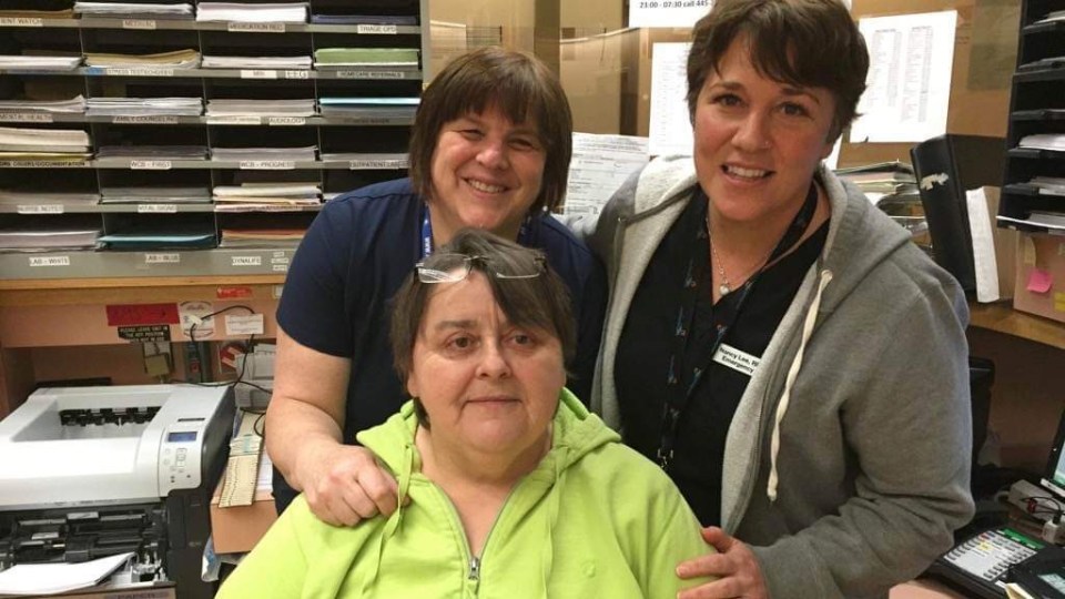 Martha Codner with colleagues Susan Murdock, back left, and Nancy Lee Othmer. Photo supplied by Jessie Teed