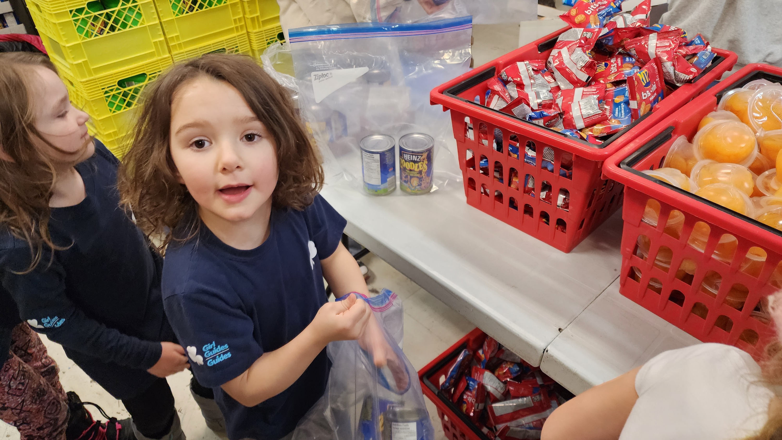 Members of a Yellowknife Girl Guides unit