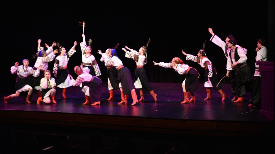 Yellowknife's Aurora Ukrainian Dancers in 2020