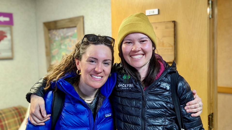 Nicola Langille, left, and Sarah Wong