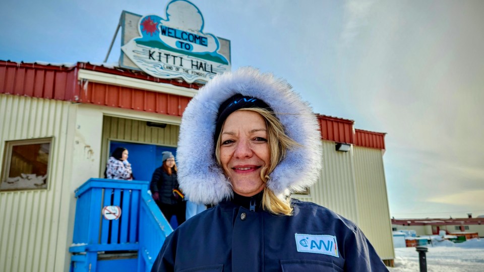 Antje Boetius, Alfred Wegener Institute director, in Tuktoyaktuk