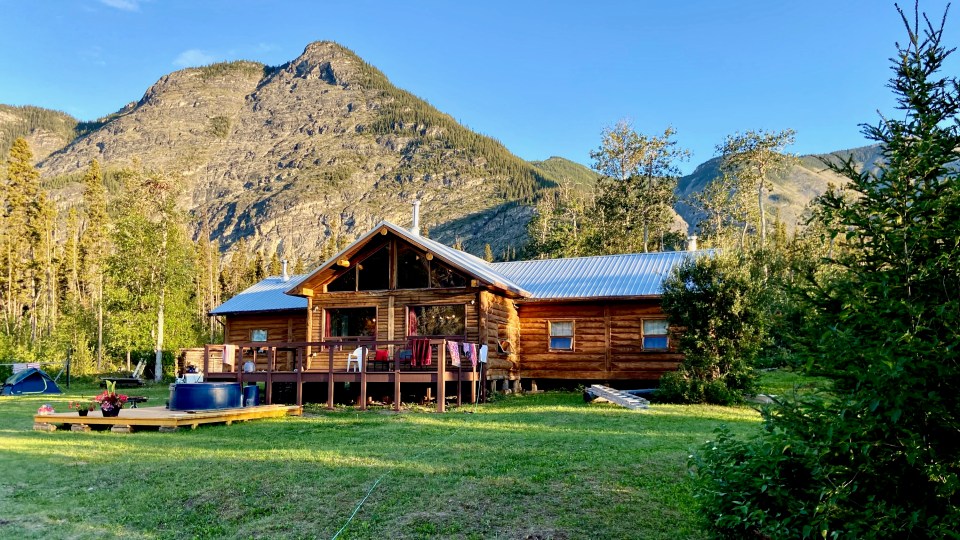 North Nahanni Naturalist Lodge's main building