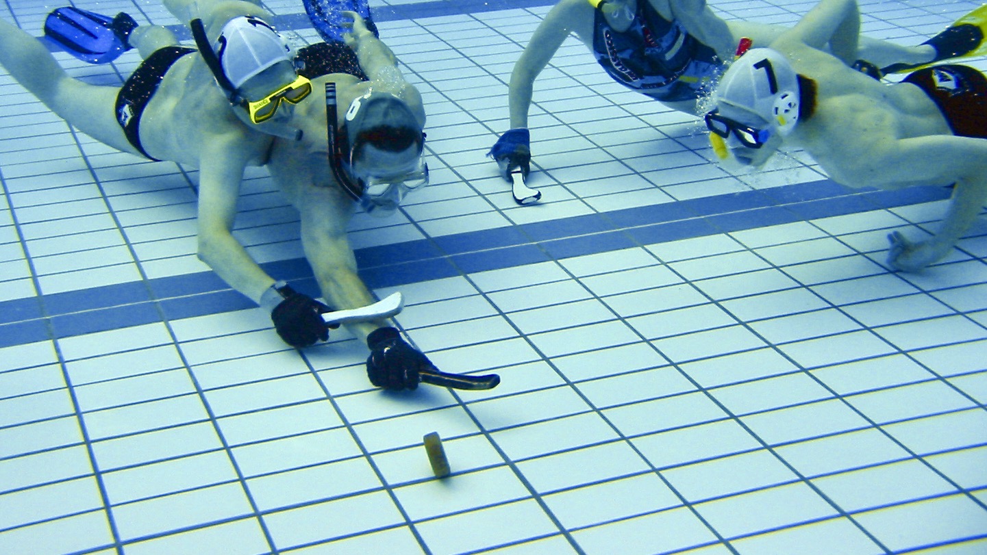 A file image of underwater hockey
