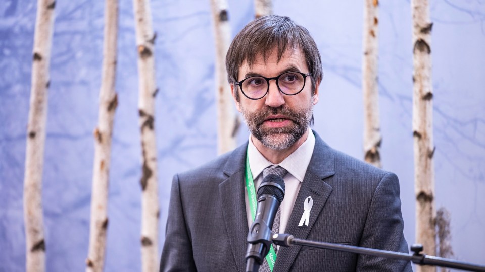 Federal environment minister Steven Guilbeault at the 2022 United Nations Biodiversity Conference